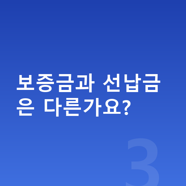 테슬라 모델Y 리스 보증금 보증금과 선납금은 다른가요?