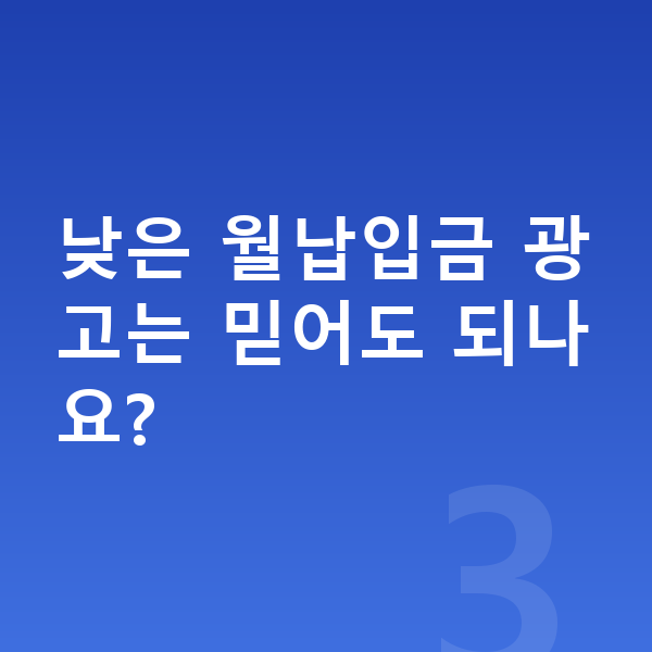 테슬라 모델Y 리스 월납입금 낮은 월납입금 광고는 믿어도 되나요?