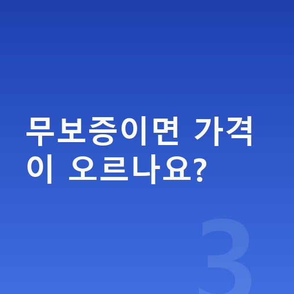 폴스타2 리스 가격 무보증이면 가격이 오르나요?