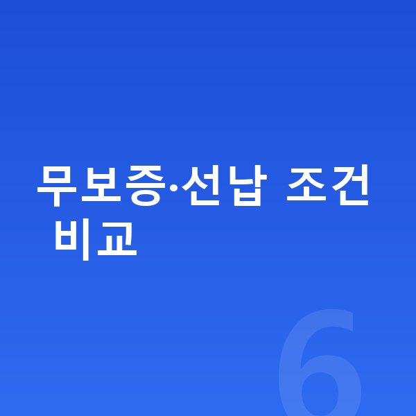 폴스타2 리스 무보증 무보증·선납 조건 비교