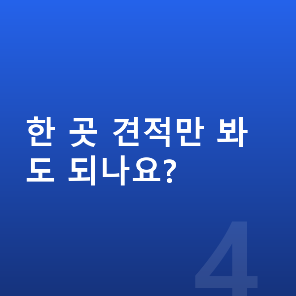 폴스타3 장기렌트 견적 한 곳 견적만 봐도 되나요?
