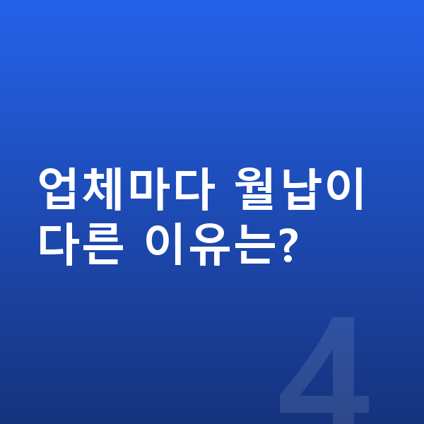폴스타4 장기렌트 월납입금 업체마다 월납이 다른 이유는?