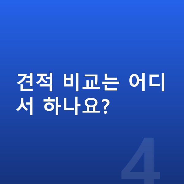 현대 싼타페 장기렌트 견적 견적 비교는 어디서 하나요?
