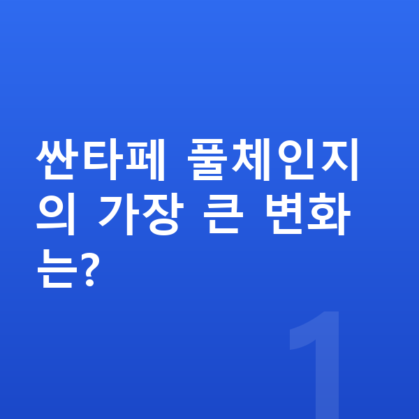 현대 싼타페 풀체인지 싼타페 풀체인지의 가장 큰 변화는?