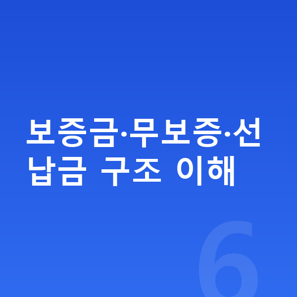 현대 쏘나타 장기렌트 보증금 보증금·무보증·선납금 구조 이해