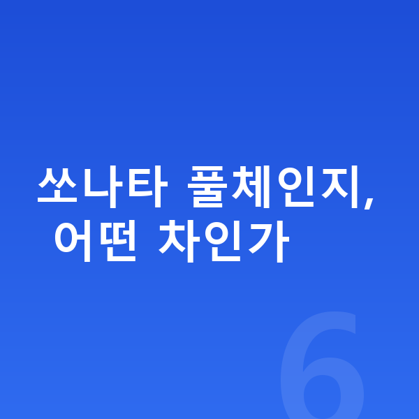 현대 쏘나타 풀체인지 쏘나타 풀체인지, 어떤 차인가