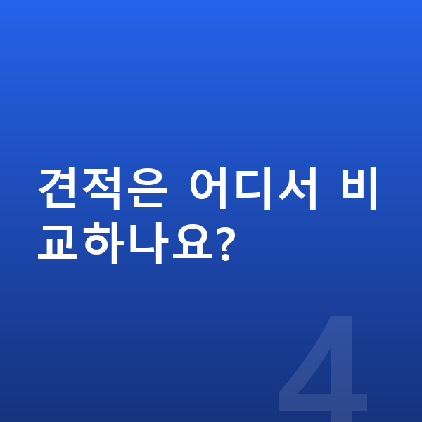 현대 아반떼 리스 견적 견적은 어디서 비교하나요?