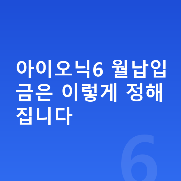 현대 아이오닉6 리스 월납입금 아이오닉6 월납입금은 이렇게 정해집니다