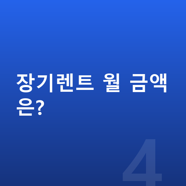 현대 아이오닉6 색상 장기렌트 월 금액은?