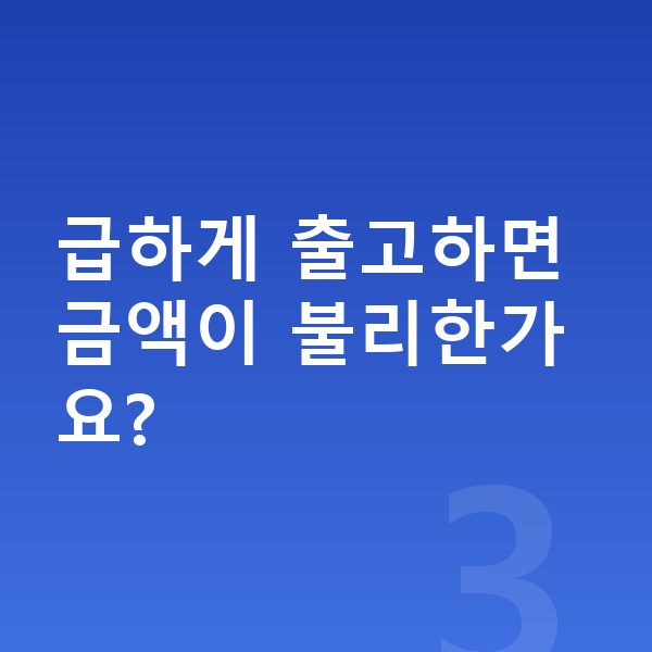 현대 아이오닉6 장기렌트 출고기간 급하게 출고하면 금액이 불리한가요?