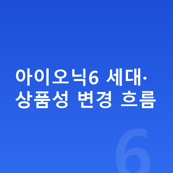 현대 아이오닉6 풀체인지 아이오닉6 세대·상품성 변경 흐름