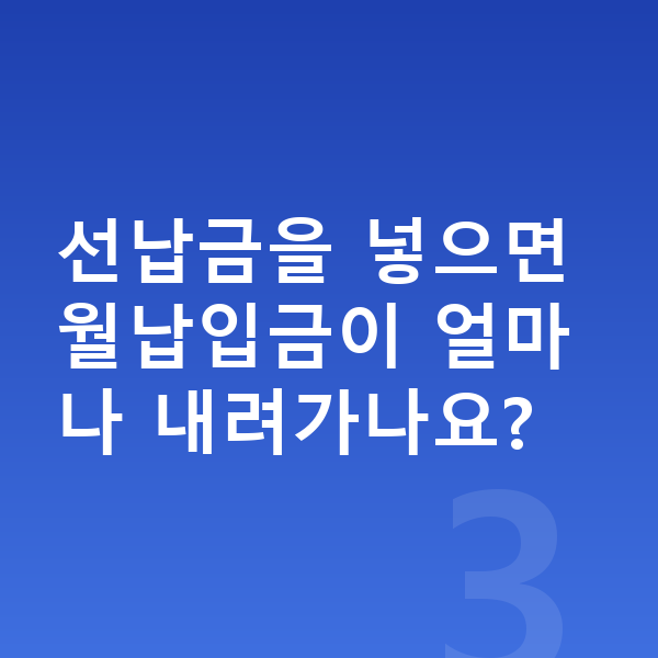 현대 캐스퍼 리스 월납입금 선납금을 넣으면 월납입금이 얼마나 내려가나요?