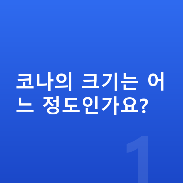 현대 코나 제원 코나의 크기는 어느 정도인가요?