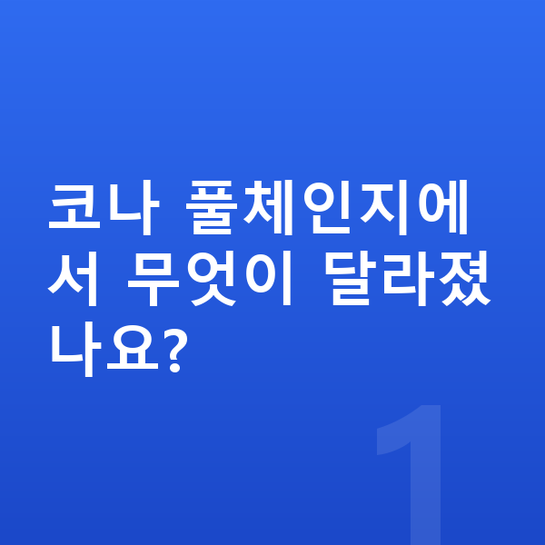 현대 코나 풀체인지 코나 풀체인지에서 무엇이 달라졌나요?